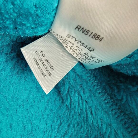 Patagonia Women's Size Small Re-Tool Snap-T Polartec Fleece Pullover Green EUC - Picture 7 of 9